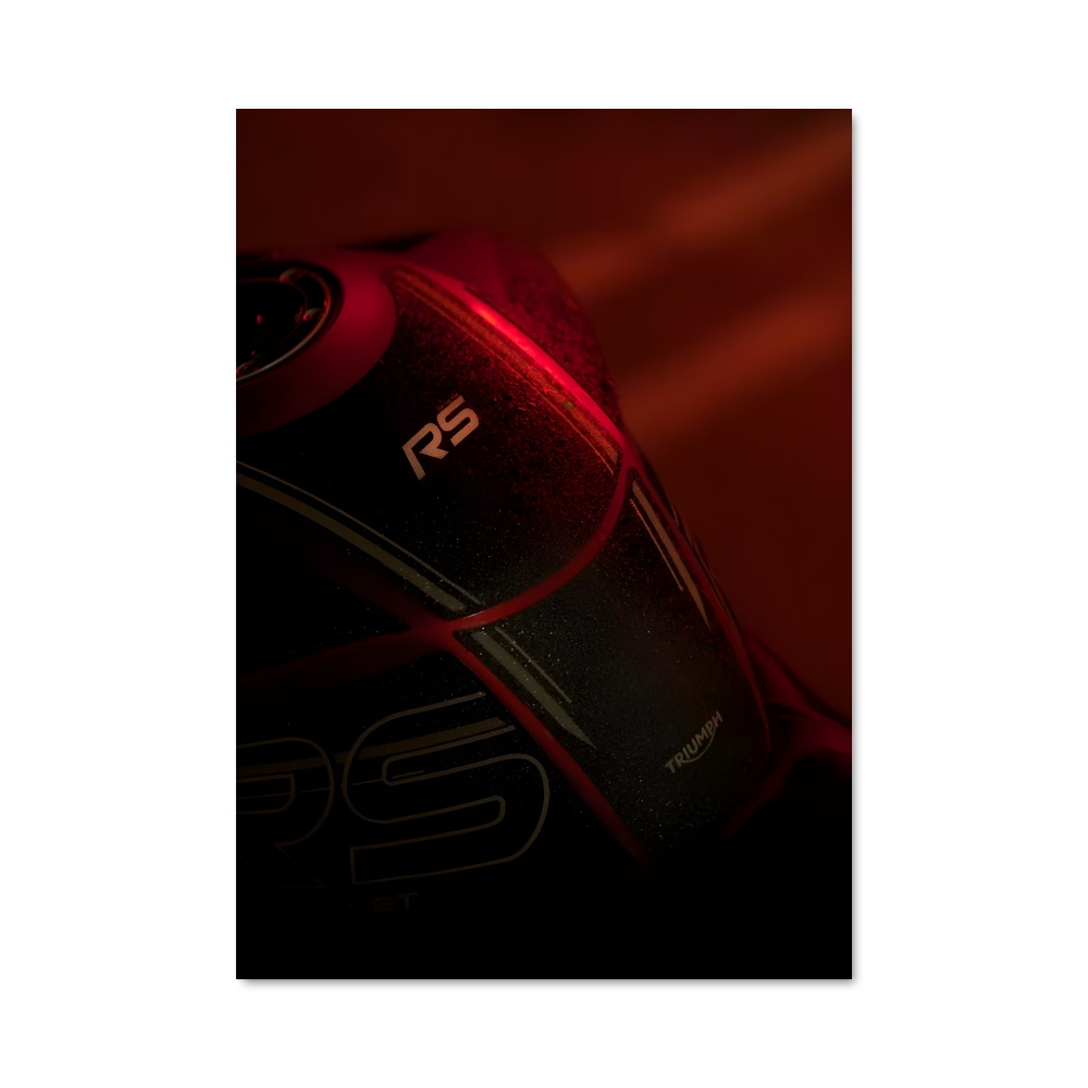 Poster Souris Rouge et Noire